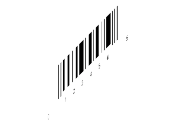 Angled 1D Barcode Sample