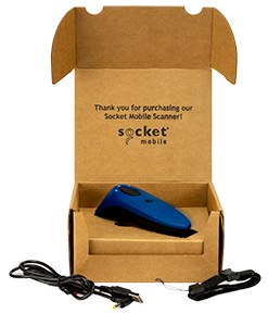 SocketScan 700 Series - Package Contents - Blue SocketScan 700 Series - Package Contents - Blue