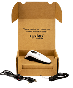 SocketScan 700 Series - Package Contents - White SocketScan 700 Series - Package Contents - White