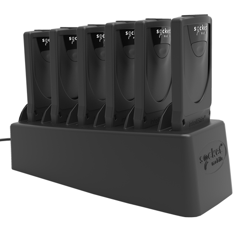DuraScan 800 Series with 6 Multi-bay Charger