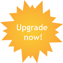 Upgrade now Starburst_3in Upgrade Now Starburst Image